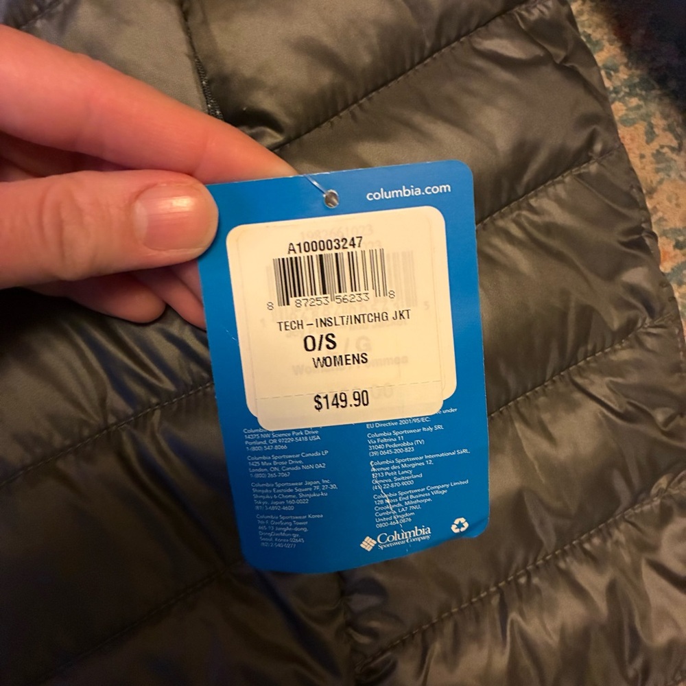 Columbia Joy Peak™ Women's Jacket - Size Large - City Grey - Picture 5 of 8